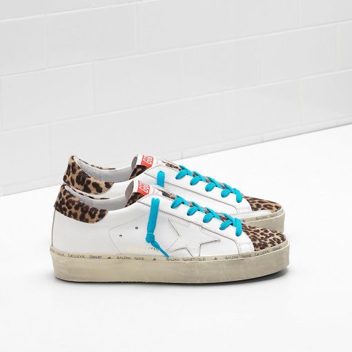 Deluxe Brand Hi Star Sneakers In G34WS945.E5 Calf Leather With Leopard Star-0