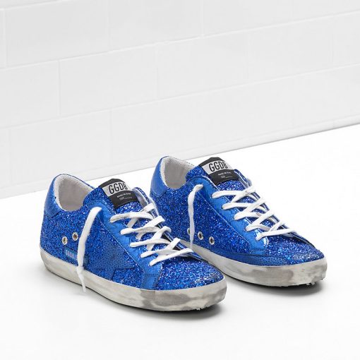 Superstar Sneaker Blue/Glitter Women G34WS590.M62-3080