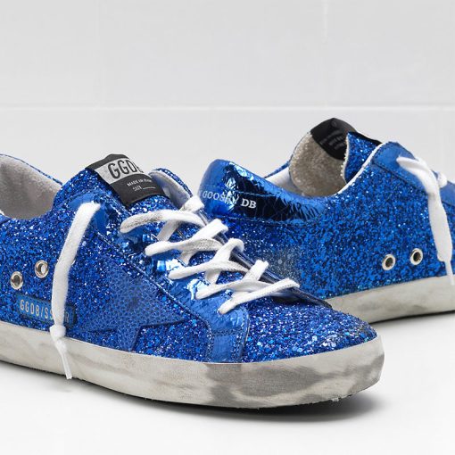 Superstar Sneaker Blue/Glitter Women G34WS590.M62-3081