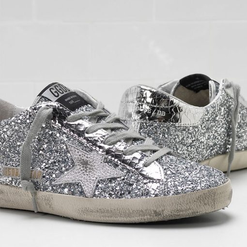 Superstar Sneaker Silver/Glitter Women G34WS590.M89-3091