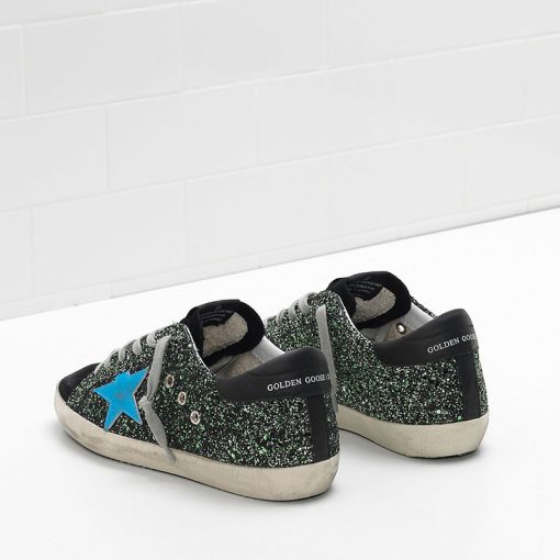 Glitter Superstar Sneakers G34WS590 M90 Galaxi Glitter Turquoise-3100