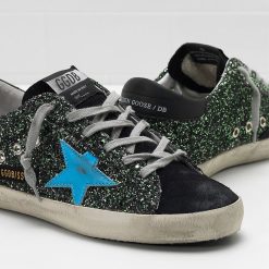 Glitter Superstar Sneakers G34WS590 M90 Galaxi Glitter Turquoise-3101