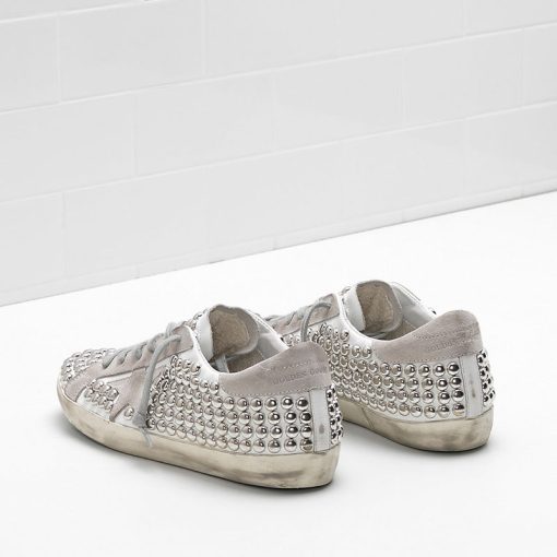 Superstar Sneakers Studded/White Women GCOWS590.F8-3125