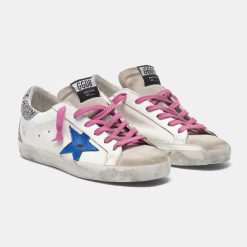 Sneakers Super-Star G35WS590.P10 con stella metallizzata e talloncino in glitter-5243