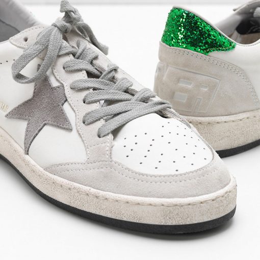 BALL STAR Sneakers G32WS592.F8 Upper in calf leather Suede star Glittery heel tab in a contrasting-3355