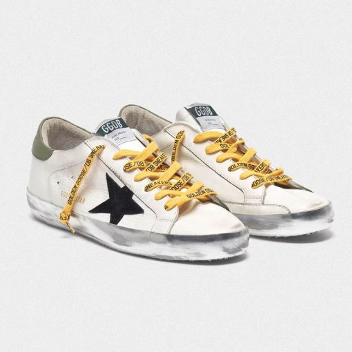 Superstar Sneakers G35MS590.Q77 In Leather With Silver Sparkle-3387