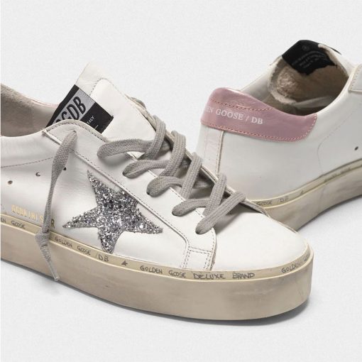 Hi Star Sneakers G35WS945.G9 With Glittery Star and Laminated Heel Tab-3390