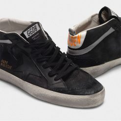 Sneakers Mid-Star G35MS634.R305 in pelle con inserti in nabuk-3435