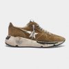 Sneakers Running Sole G35MS963.H1 in suede con stella bianca-0