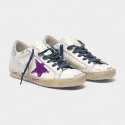 Sneakers Superstar G35WS590.R66 in pelle con scritta 