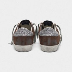 Sneakers Superstar G36WS590.T92 scamosciate con talloncino glitter-3565