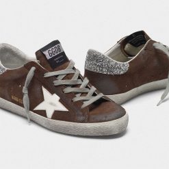 Sneakers Superstar G36WS590.T92 scamosciate con talloncino glitter-3564