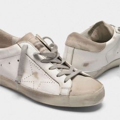 Sneakers Superstar GCOWS590.A5 in pelle e suede con stella traforata-3598