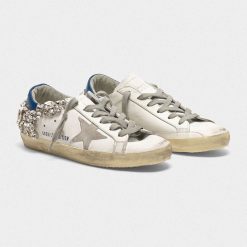 Sneakers Superstar GCOWS590.Z1 con pietre applicate-3575