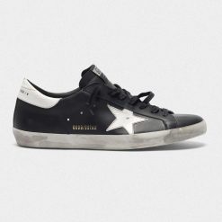 Sneakers Superstar G36MS590.L27 nere in pelle con stella bianca-0