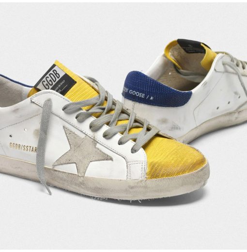 Sneakers Superstar G36MS590.U55 bicolore con inserto giallo lucertolina-3726