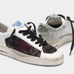 Sneakers Stardan G35WS959.C9 con motivo leopardato e talloncino in glitter-3850