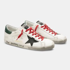 Sneakers Superstar F35MS590.S35 in pelle con scritta 