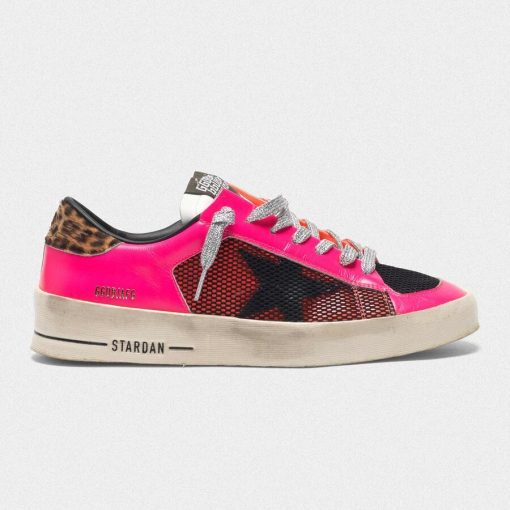 Sneakers Stardan G35WS959.D8 fluo patchwork con talloncino leopardato-0