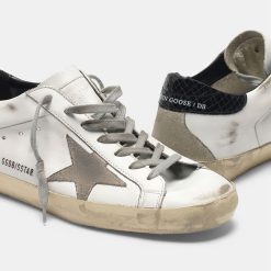 Sneakers Super-Star G35MS590.O78 con stella in suede e talloncino stampa cocco-4317