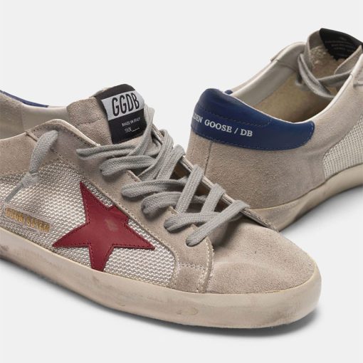 Sneakers Super-Star G35MS590.O80 in suede con inserto in mesh-4388