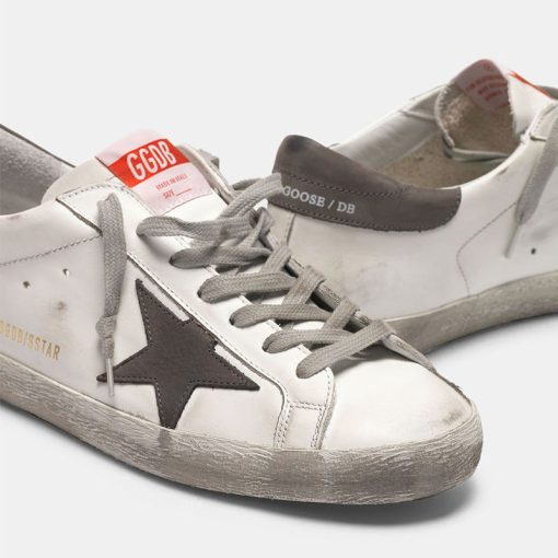 Sneakers Super-Star G35MS590.Q11 in pelle con stella e talloncino nabuk-4235