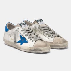 Sneakers Super-Star G35MS590.Q23 in pelle e suede blu star-4374