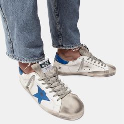 Sneakers Super-Star G35MS590.Q23 in pelle e suede blu star-4373