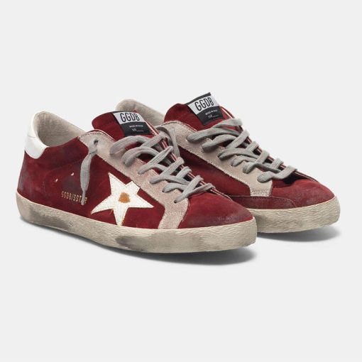 Sneakers Super-Star G35MS590.Q25 in pelle scamosciata con stella cracklé-4294