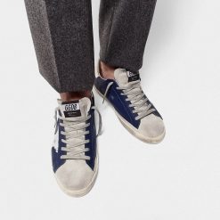 Sneakers Superstar G35MS590.Q8805 in pelle con messaggio sul foxing-3825