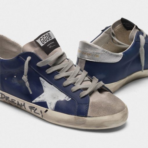 Sneakers Superstar G35MS590.Q8805 in pelle con messaggio sul foxing-3827