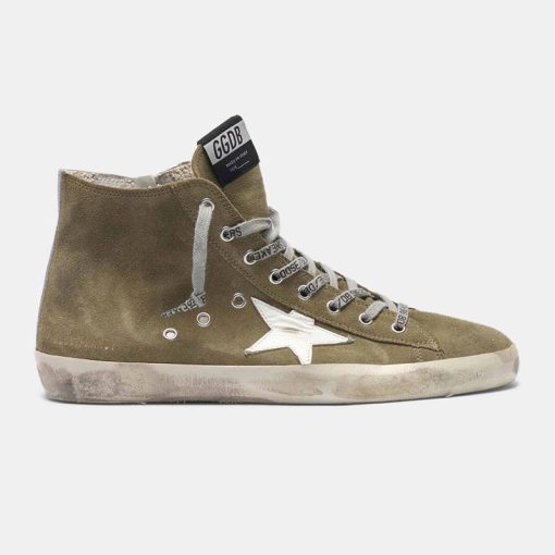 Sneakers Francy G35MS591.C12 in suede con stella in pelle-0