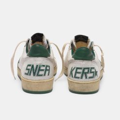 Sneakers Ball Star G35MS592.A4 in pelle white/green-4425