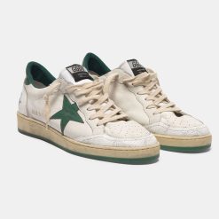 Sneakers Ball Star G35MS592.A4 in pelle white/green-4427