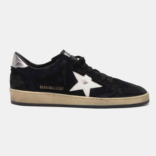 Sneakers Ball Star G35MS592.Z4 in suede con stella a contrasto e talloncino metal-0