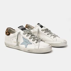 Sneakers Super-Star G35WS590.R39 in pelle con talloncino leopardato-3970