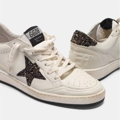 Sneakers Ball Star G35WS592.U9 con stella GGDB e talloncino in glitter-4545