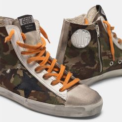 Sneakers Francy G36MS591.C61 con motivo camouflage pixel-4578