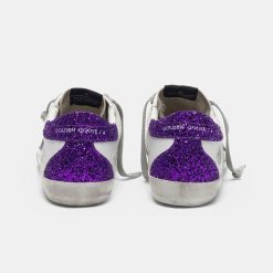 Sneakers Super-Star G36WS590.S98 bianche con retro viola glitter-4006