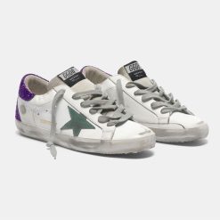 Sneakers Super-Star G36WS590.S98 bianche con retro viola glitter-4007