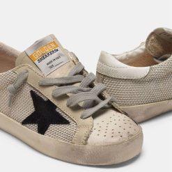 Sneakers Super-Star Kids GCOKS301.Q1 in tessuto tecnico e stella nabuk-4704