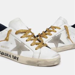 Sneakers Super-Star GWF00102.F001291.10270 con scritta a mano Have a Golden Day-3935