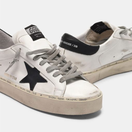 Sneakers Hi Star G35MS945.C7 in pelle con black star-4898