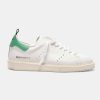 Sneakers Starter G35WS631.P7 in pelle con talloncino verde-0