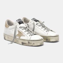 Sneakers Hi-Star G35WS945.H3 bianche e dorate con foxing sparkle-4979