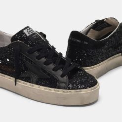 Sneakers Hi Star G35WS945.K6 con tomaia nera in glitter-5005