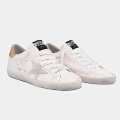 Sneakers Super-Star GWF00101.F000875.10385 bianche con talloncino dorato-4817