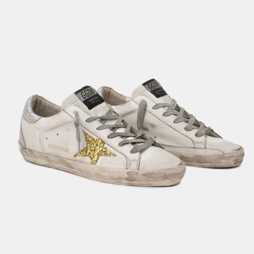 Sneakers Super-Star GWF00102.F001413.10380 con stella e talloncino glitter-4832