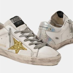 Sneakers Super-Star GWF00102.F001413.10380 con stella e talloncino glitter-4834