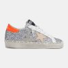 Sneakers Hi Star GWF00118.F001400.80979 con glitter e talloncino arancio-0